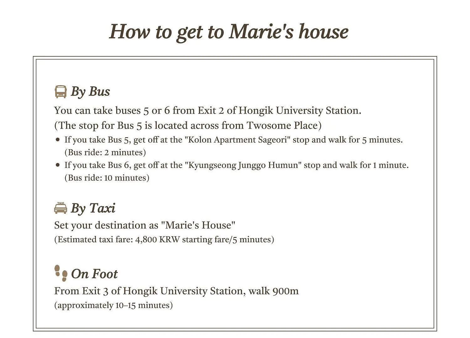 Marie'S House 201 Hongdae Bed & Breakfast Seoul